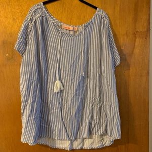 Striped Blouse with defect
